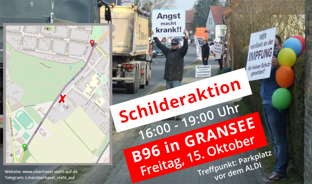 15.10.2021 Schilderaktion in Gransee