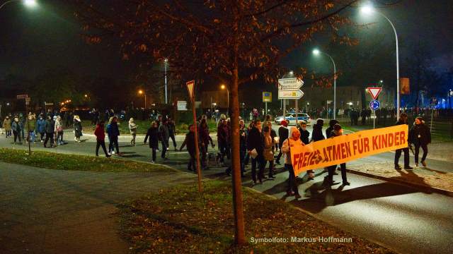 Montagsdemo in Oranienburg am 07.12.2020